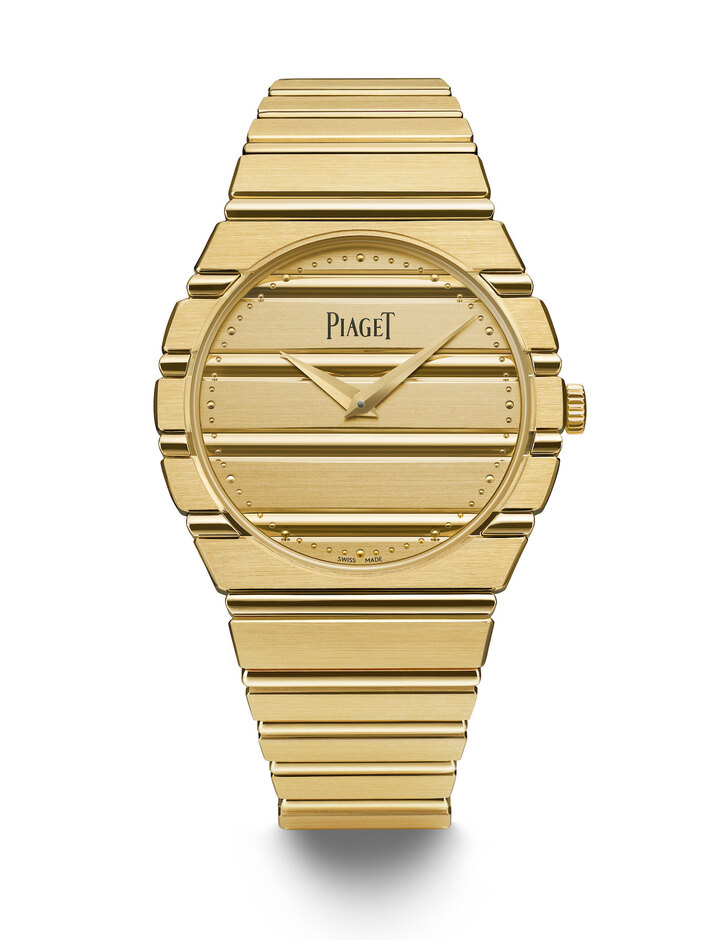 The new Piaget Polo 79 uses the same codes as the models presented to the jet-set by Yves Piaget 45 years ago in 18-carat gold.
