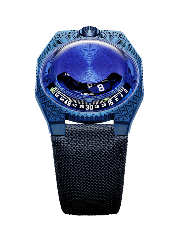 The UR-100V Time & Culture II Sumer watch is a reference to the Mesopotamian city of Ur.