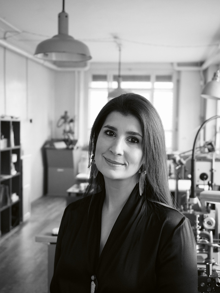 Nathalie Marielloni, vice curator at the Musée International d'Horlogerie (MIH) in La Chaux-de-Fonds. The museum displays more than 4,000 pieces from the 10,000 objects in an impressive collection that spans the history of time measurement from the 16th century to the present day.
