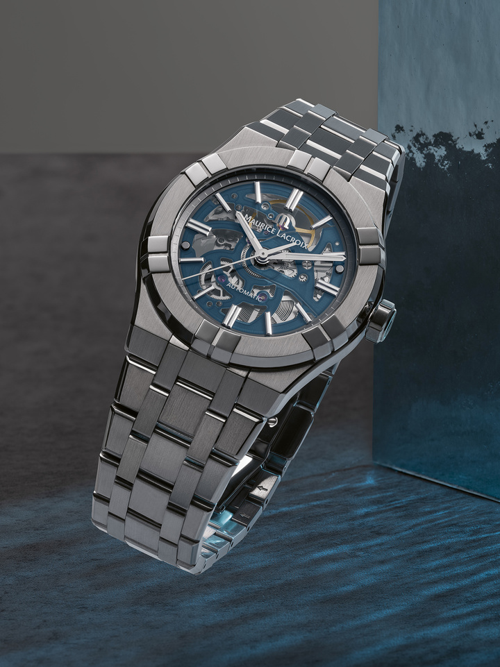 Maurice Lacroix has introduced new iterations of the Aikon Automatic Skeleton, building on the success of the 39mm monochrome version released in 2022.