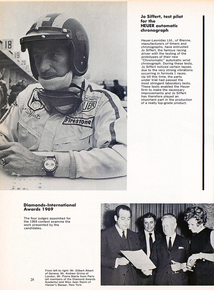 Jo Siffert, a driver with close ties to Heuer, in Europa Star in 1969. ©Europa Star Archive